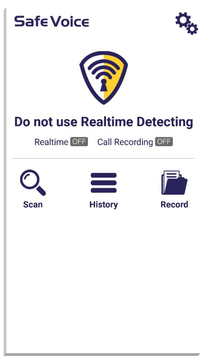 SafeVoice app image